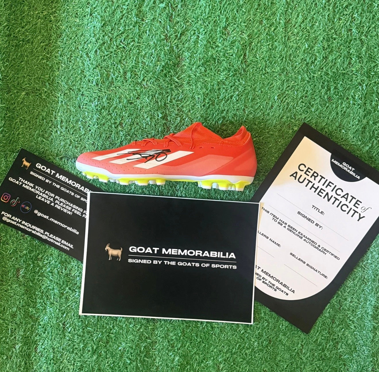 Antoine Semenyo Signed Manchester City Boot - Comes with Proof & COA