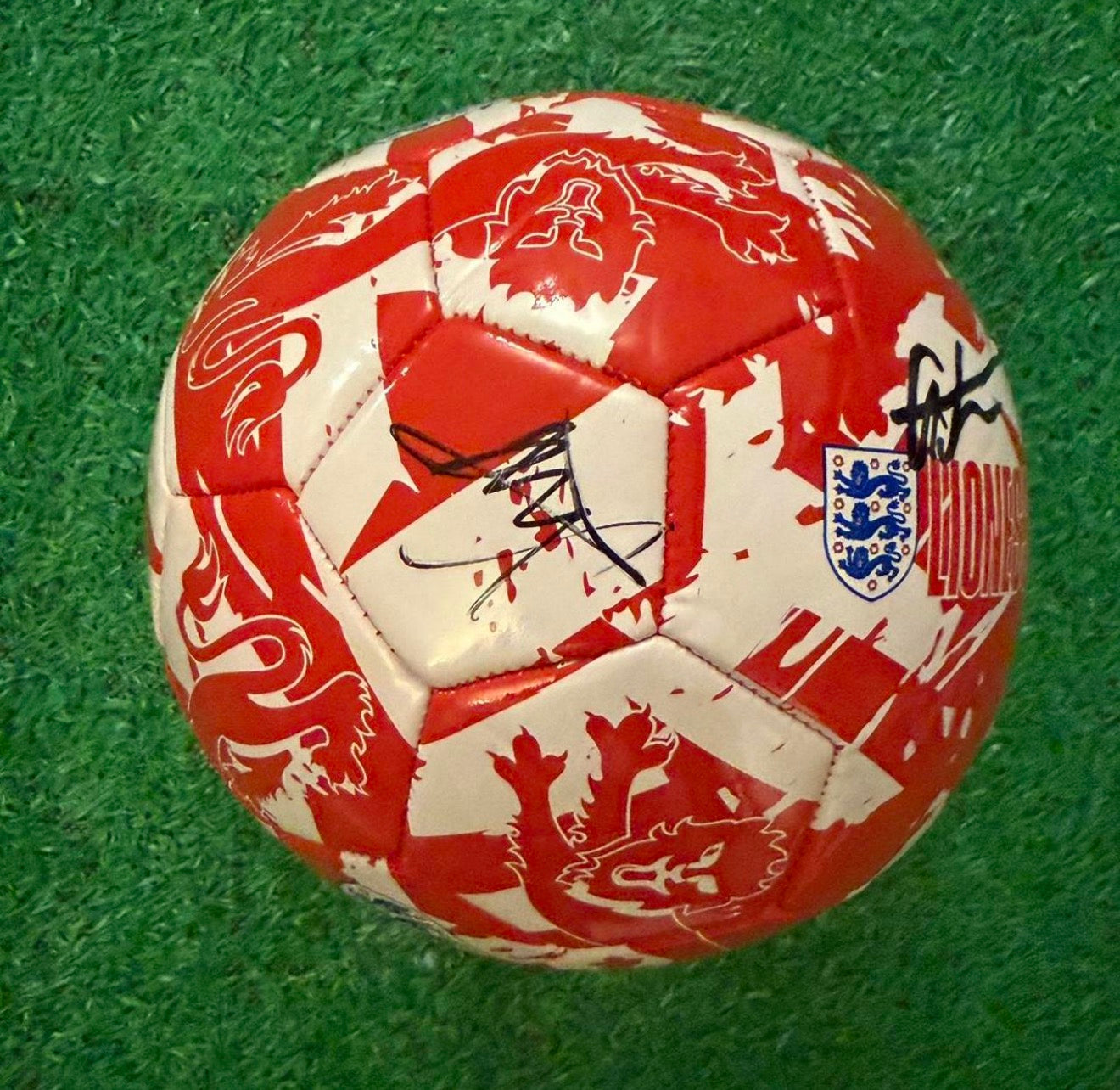 Lauren Hemp & Grace Clinton Signed Lionesses Ball - Comes with Proof & COA