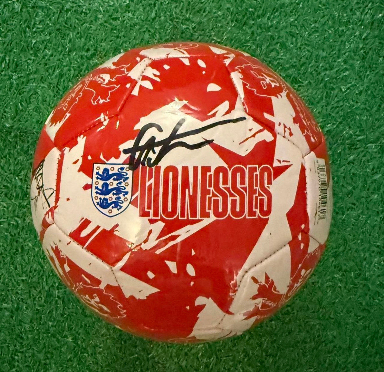 Lauren Hemp & Grace Clinton Signed Lionesses Ball - Comes with Proof & COA