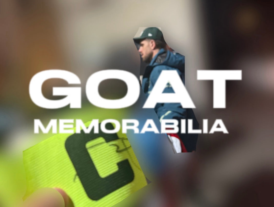 Jordan Henderson Signed Captain Armband in Mount - Comes with Proof & COA