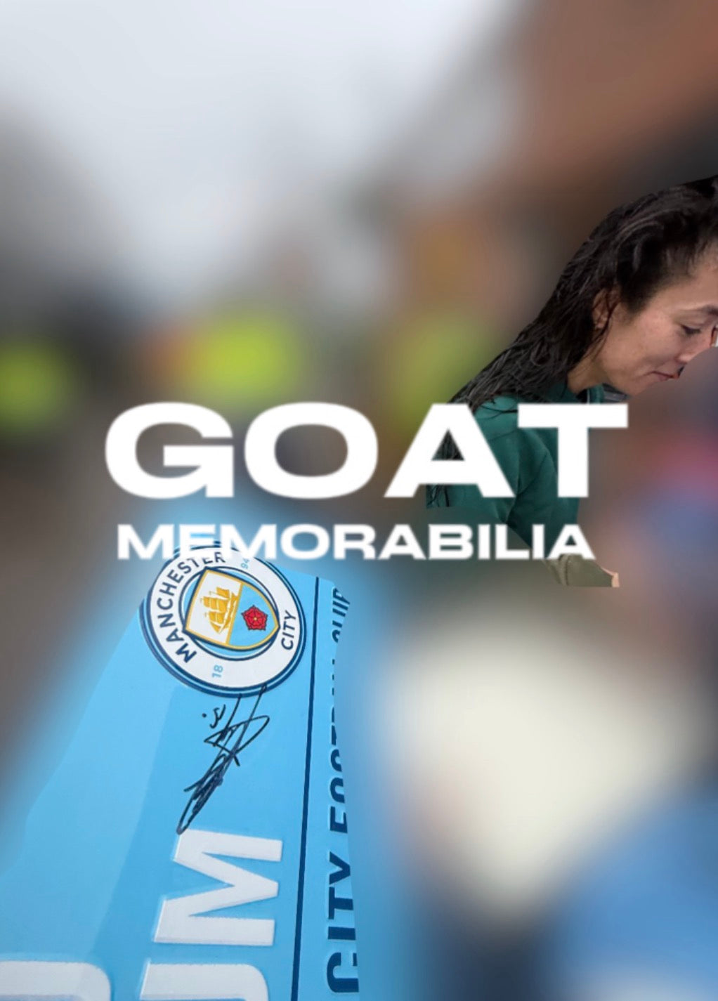 Leila Ouahabi Signed Manchester City Womens Street Sign - Comes with Proof & COA