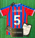 Maxence Lacroix Signed Crystal Palace Shirt - Comes with Proof & COA