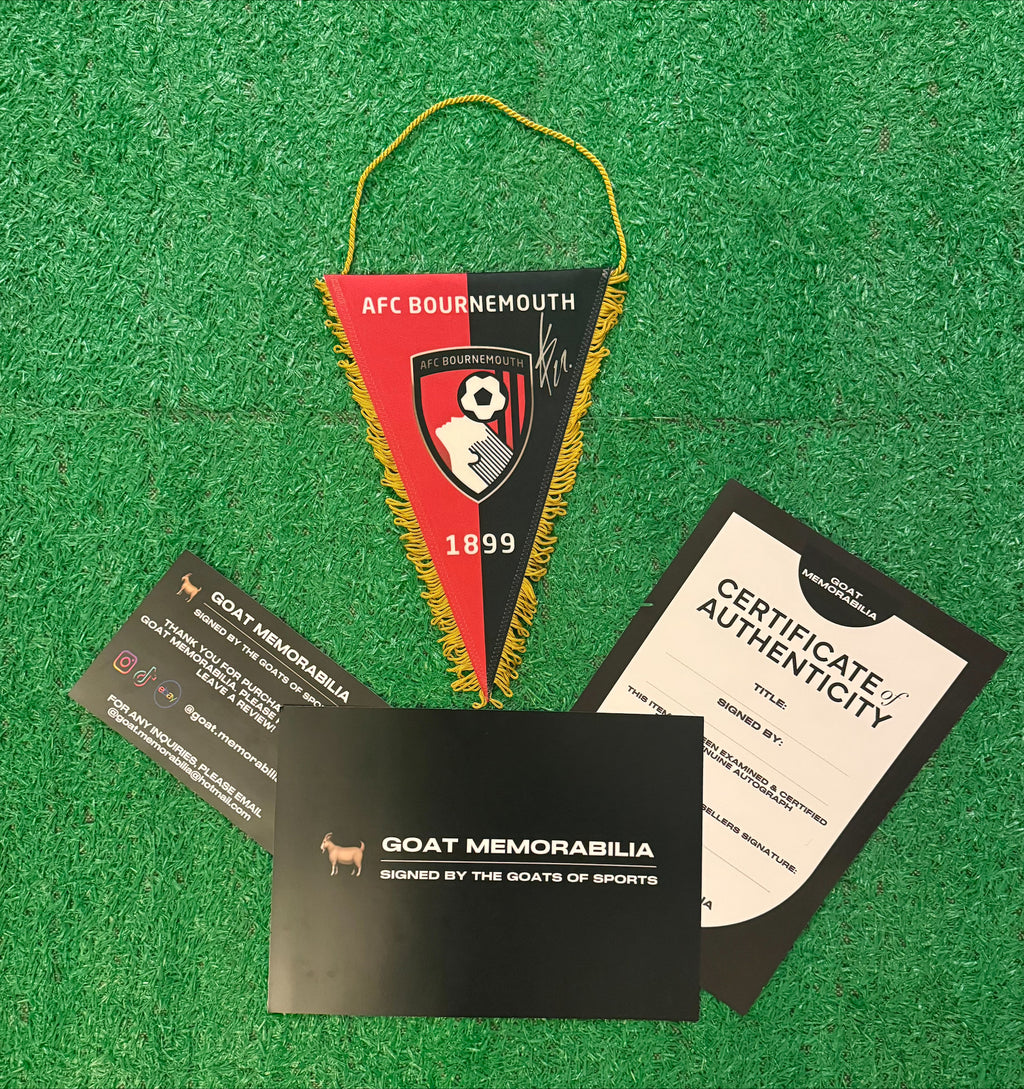 Eli Junior Kroupi Signed AFC Bournemouth Penant - Comes with Proof & COA