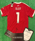 Arne Slot Signed Liverpool Shirt - Comes with Proof & COA