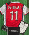 Marc Overmars Signed Arsenal Shirt - Comes with Proof & COA