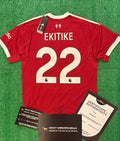 Hugo Ekitike Signed Liverpool Shirt - Comes with Certificate of Authenticity