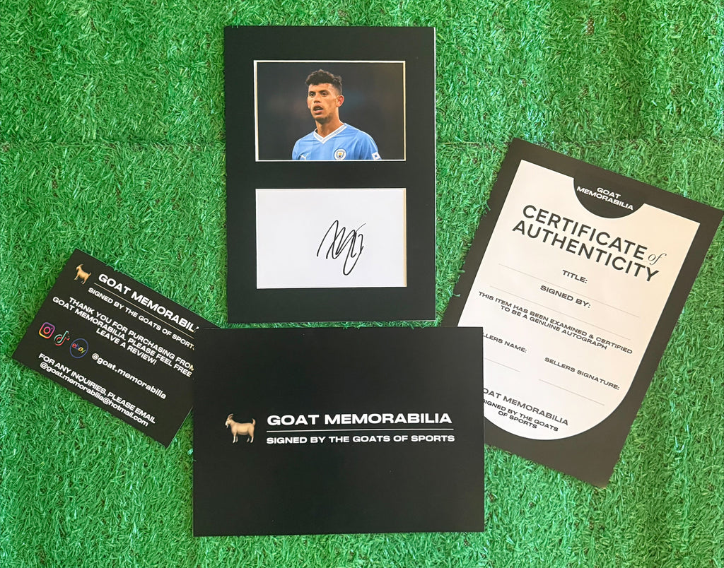 Matheus Nunes Signed Manchester City Mount - Comes with Proof & COA