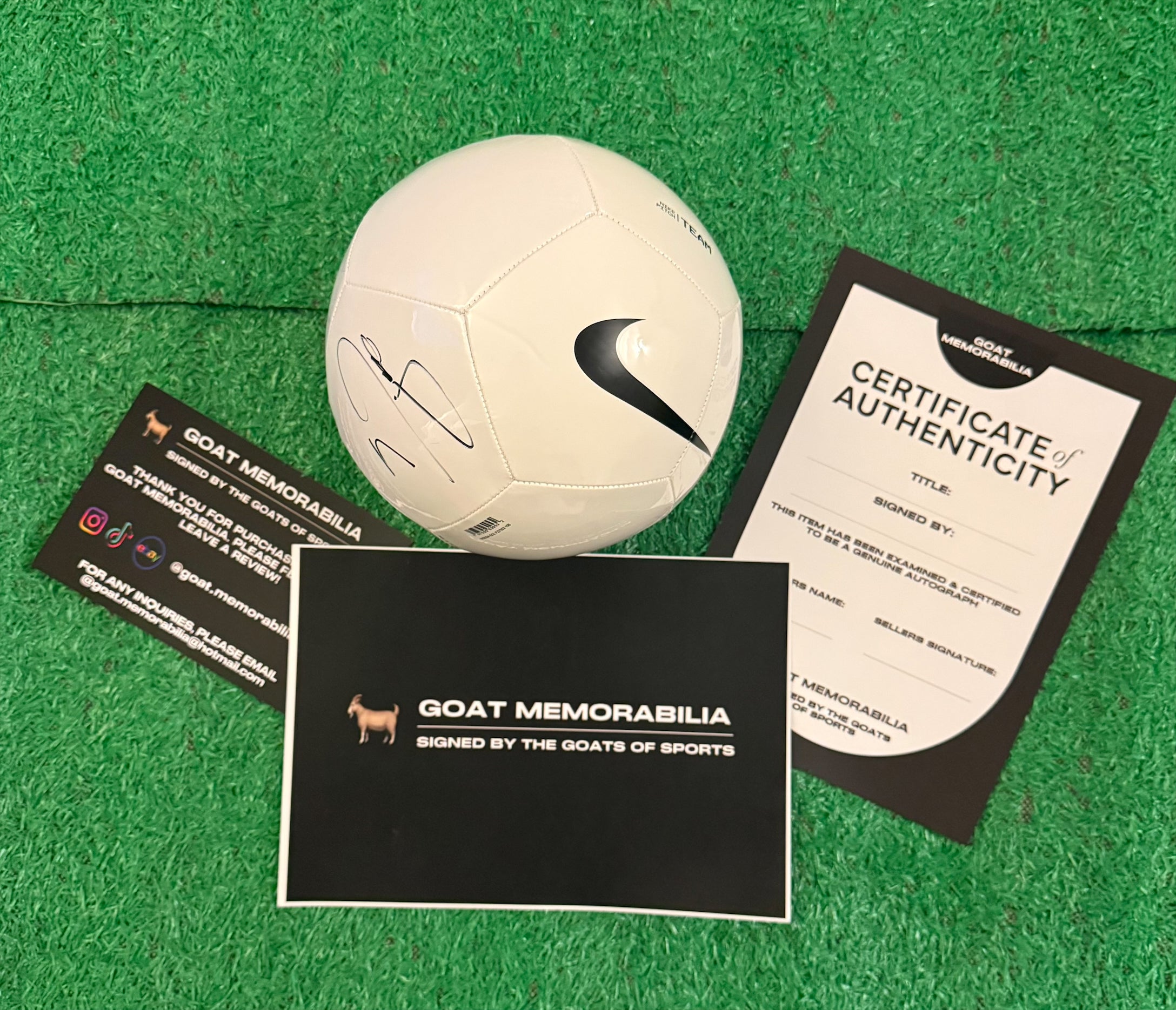 Joao Palhinha Signed Tottenham Hotspur Ball - Comes with Proof & COA